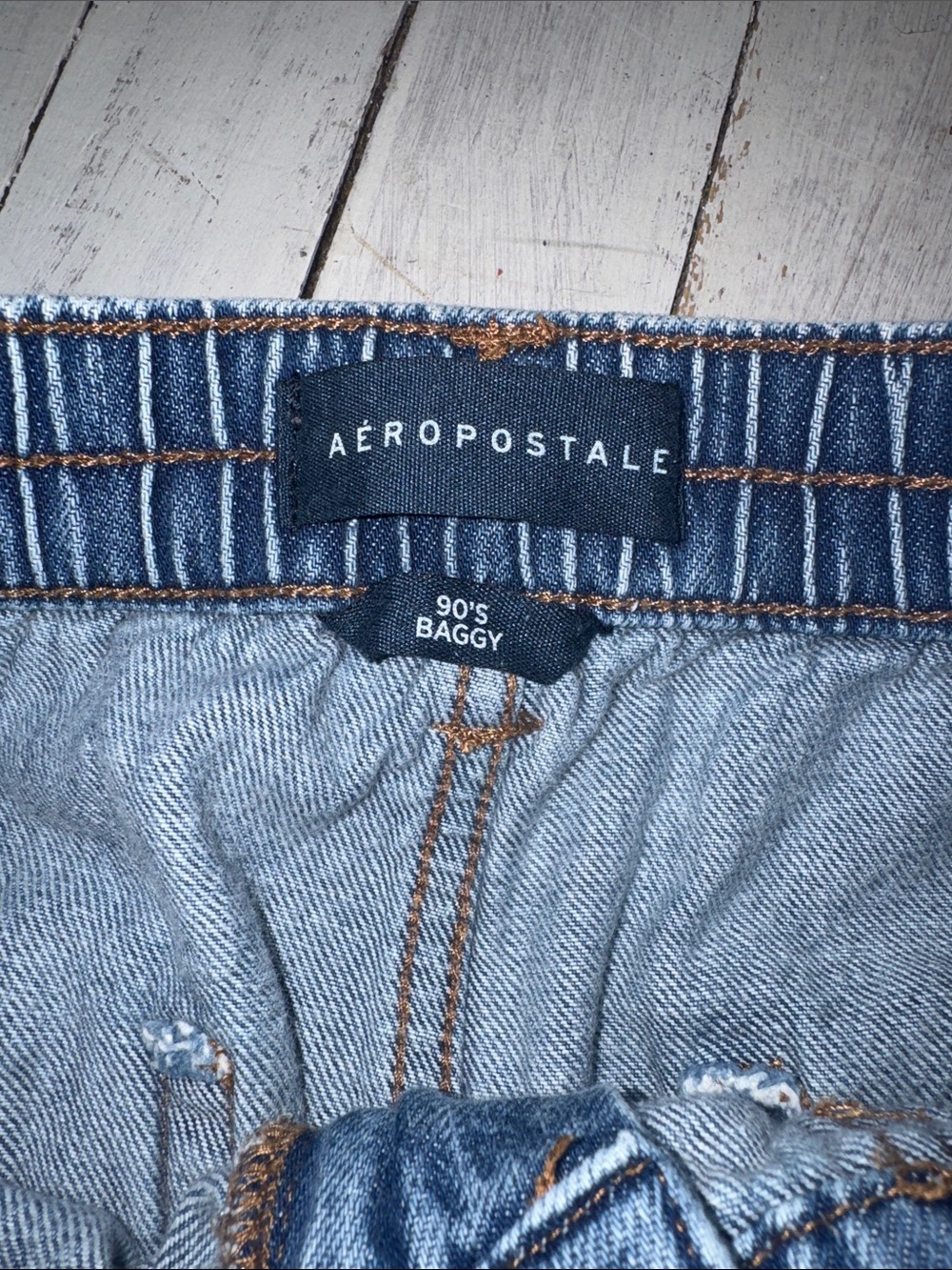 Vintage 90’s Baggy Jeans Aeropostale Women's - Picture 3 of 7